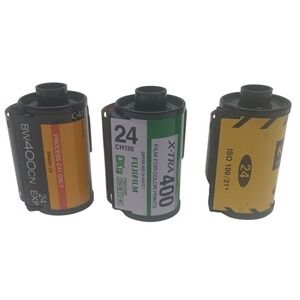 TWO Color & ONE B & W rolls 400 35mm Film 24 exp. — Expired?